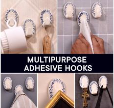 Modern Ceramic Adhesive Hook for Home