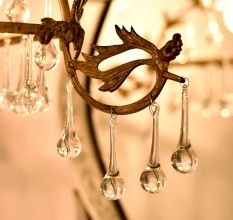 Clear Crystal Teardrop Ornaments - Christmas Tree Ornaments