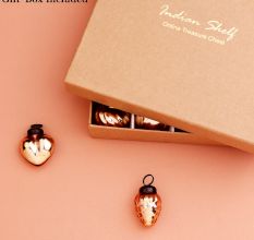 25 Pieces Rose Gold Glass Ornaments - Christmas Tree Ornaments