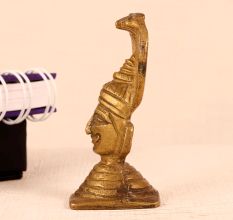 Handmade Brass Head Statue of Lord Shiva Muniswaran God for Decor