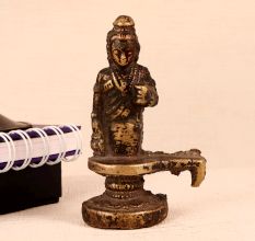 Handcrafted Brass Lord Shiva on Yoni Stand Statue