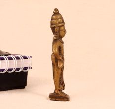 High-Quality Brass Lord Vitthal Statue for Worship