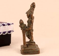 Vintage Brass Statue of Hindu God for Worship