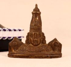 Handmade Brass Plate of Lord Vishnu for Wall Hanging