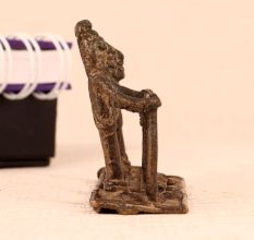 Handmade Three Man Standing Brass Statue for Collection