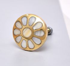 Modern Drawer Knob Made of Premium Mother of Pearl