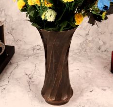 Vintage Brass Flower Pot for Home & Office Decor