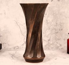 Vintage Brass Flower Pot for Home & Office Decor