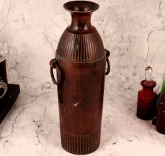 Vintage Brass Flower Pot for Home & Office Decor