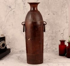 Vintage Brass Flower Pot for Home & Office Decor