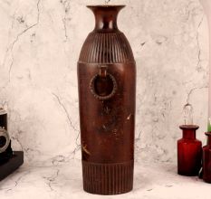 Vintage Brass Flower Pot for Home & Office Decor