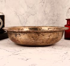 Handcrafted Vintage Brass Bowl for Home Decor
