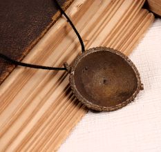 Vintage Tribal Brass Face Pendent for Decoration