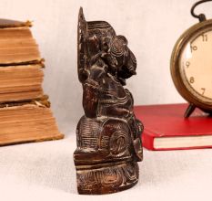 Vintage Handcrafted Lord Ganesha Brass Statue for Worship