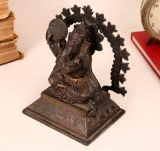 Vintage Brass Statue of Lord Ganesha in Pair of 4