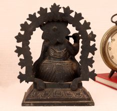 Vintage Brass Statue of Lord Ganesha in Pair of 4