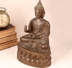 Handmade Lord Buddha Brass Statue for Home Decor