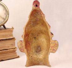 Vintage Brass Lord Shiva Head Plate for Decoration