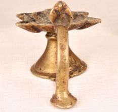 Handcrafted Brass Aarti Lamp from Western India