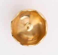 Golden Brass Flower Shape Lamp Diya for Diwali Decoration