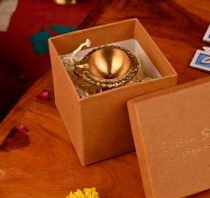 Decorative Golden Brass Diya For Home Decor
