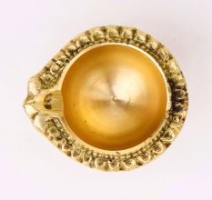 Decorative Golden Brass Diya For Home Decor