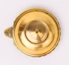Brass Flower Design Oil Lamp Diwali Decoration Gift