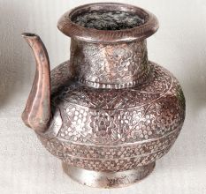 Indian Traditional Copper Water Pot in Islamic Art