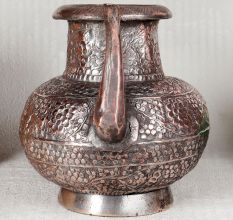 Indian Traditional Copper Water Pot in Islamic Art