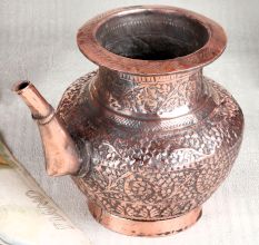 Finest Copper Water Pot with Spout for Decor
