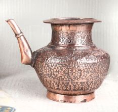 Finest Copper Water Pot with Spout for Decor