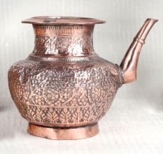 Finest Copper Water Pot with Spout for Decor