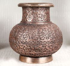 Vintage Copper Water Pot with Spout for Decoration