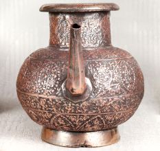 Islamic Art Copper Water Pot with Spout for Decor