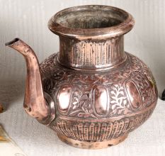 Adorable Water Pot with Spout Made of Premium Copper