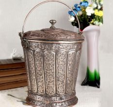 Beautiful Copper Bucket in Islamic Art for Home Decor