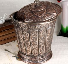 Beautiful Copper Bucket in Islamic Art for Home Decor