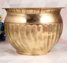 Handmade Brass Planter for Home & Office Decor