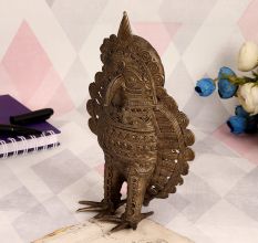 Bengali Art Owl Statue Made of High-Quality Brass