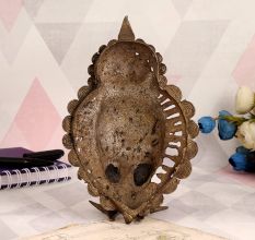 Bengali Art Owl Statue Made of High-Quality Brass