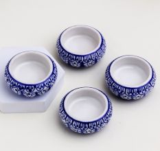 4 Pieces Decorative Flower Modern Tea Light Holder