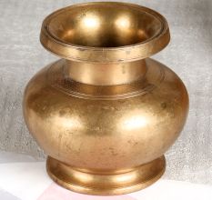 Indian Handmade Water Pot for Worship and Decor