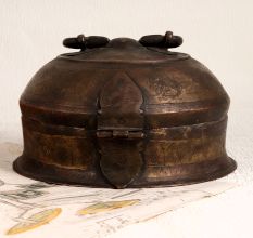 Handmade Engraved Brass Jewelry Box for Decoration