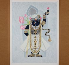 Beautiful Lord Shrinathji Pichwai Painting for Home Decoration by Anita Nayak