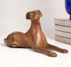 Handcrafted Dog Statue Made of Finest Brass