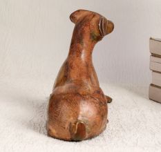 Handcrafted Dog Statue Made of Finest Brass