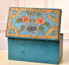 Multi-Coloured Premium Wooden Box for Decoration