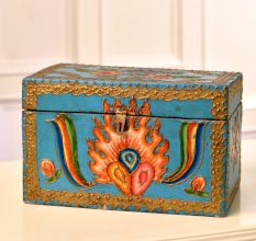 Multi-Coloured Premium Wooden Box for Decoration