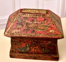 Handmade Premium Wooden Storage Box for Decoration