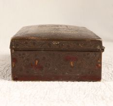 Handcrafted Vintage Brass Box for Home Decoration